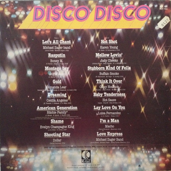 Various : Disco Disco (LP, Comp, Mixed)