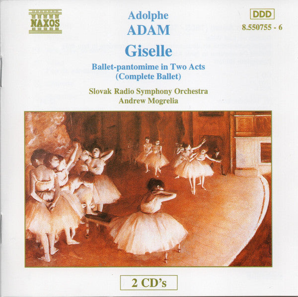 Adolphe C. Adam - Slovak Radio Symphony Orchestra, Andrew Mogrelia : Giselle Ou Les Wilis - Ballet-pantomime In Two Acts (2xCD, RP)