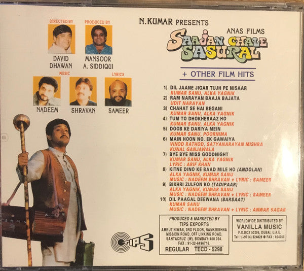 Nadeem Shravan : Saajan Chale Sasural (CD, Comp)