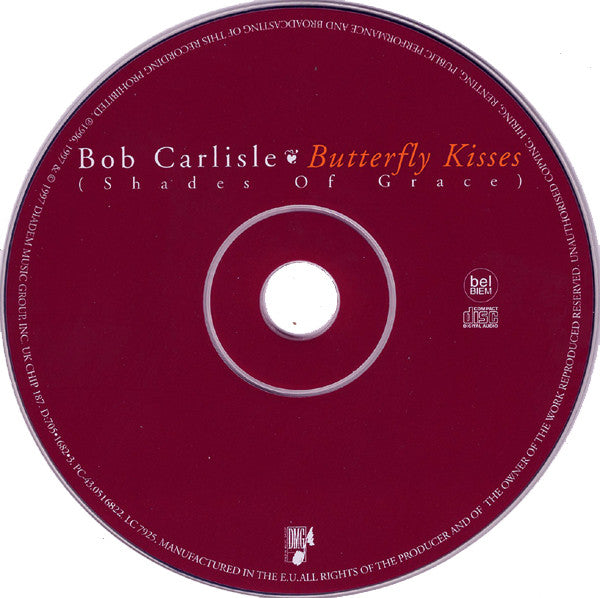 Bob Carlisle (2) : Butterfly Kisses (Shades Of Grace) (CD, Album)