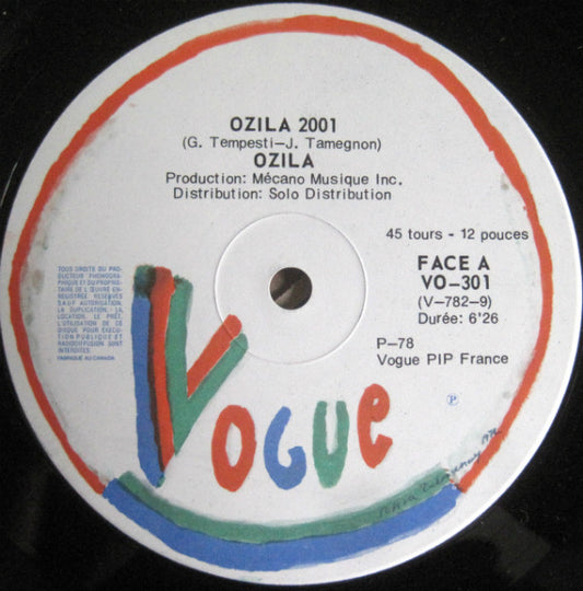 Ozila (2) : Ozila 2001 / Dance Dance (12", Maxi)