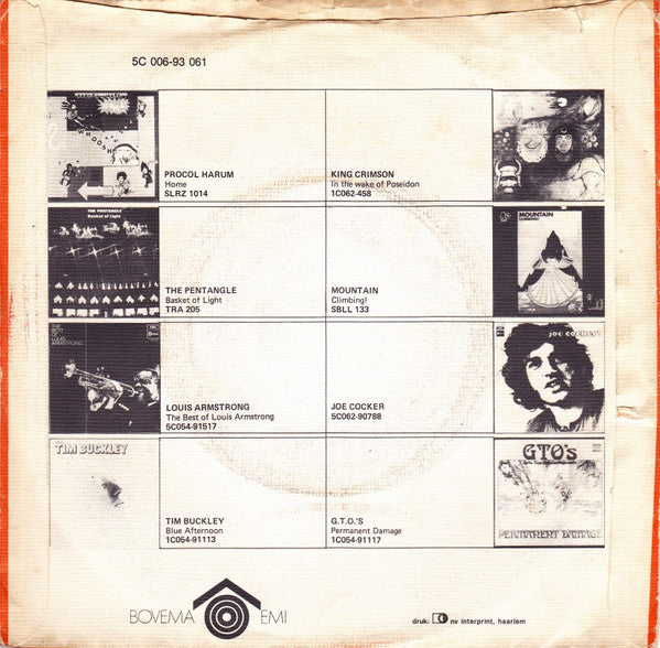 The Piglets : Johnny Reggae (7", Single)