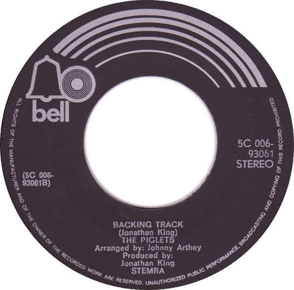 The Piglets : Johnny Reggae (7", Single)