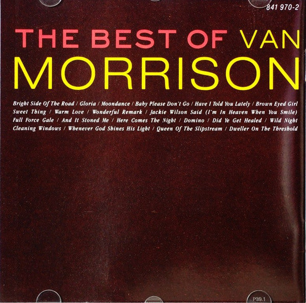 Van Morrison : The Best Of Van Morrison (CD, Comp, PDO)