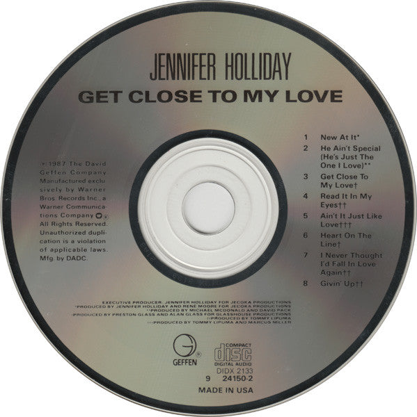 Jennifer Holliday : Get Close To My Love (CD, Album)