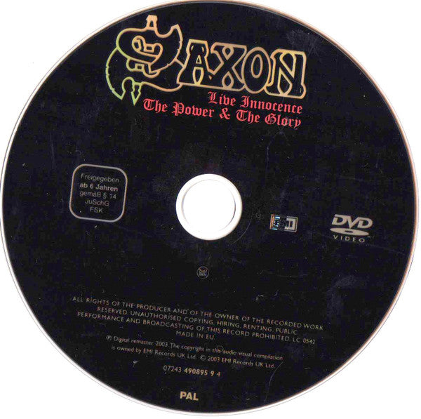 Saxon : Live Innocence – The Power And The Glory (DVD-V, Multichannel, PAL, SECAM)