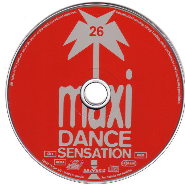 Various : Maxi Dance Sensation 26 (2xCD, Comp)