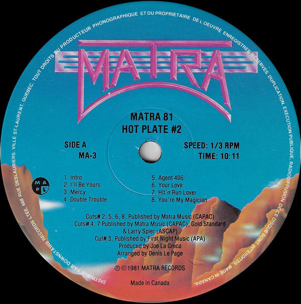 Various : Hot Plate #2 (12", Mixed)