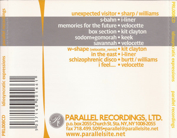 Various : Idiosyncratic Expressions (CD, Comp)