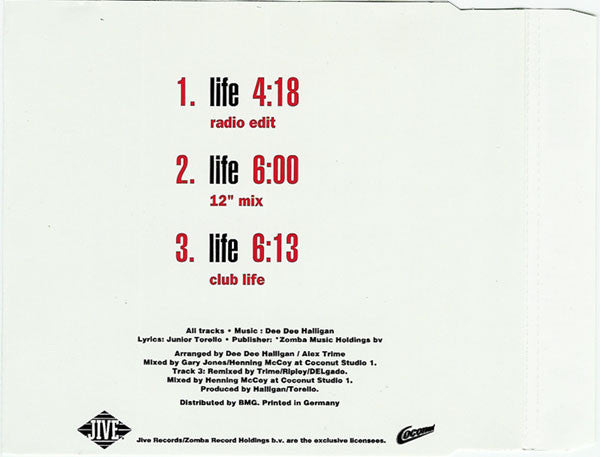 Haddaway : Life (CD, Maxi)