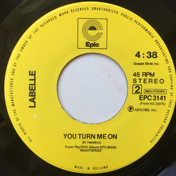 LaBelle : Are You Lonely ? / You Turn Me On (7", Single)
