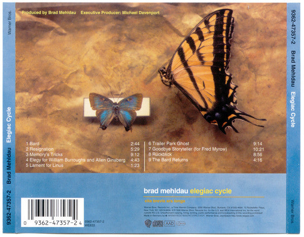 Brad Mehldau : Elegiac Cycle (CD, Album)
