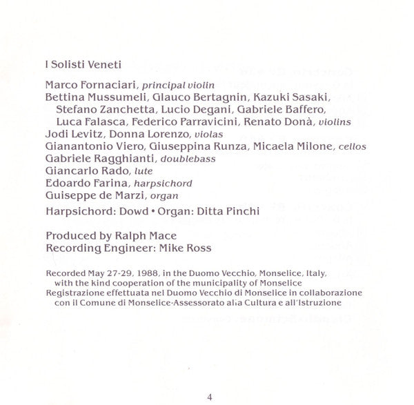 Antonio Vivaldi - James Galway, I Solisti Veneti, Claudio Scimone : Vivaldi - 6 Concertos (CD)