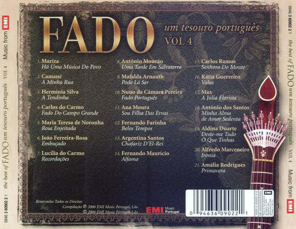 Various : The Best Of Fado - Um Tesouro Português - Vol. 4 (CD, Comp)