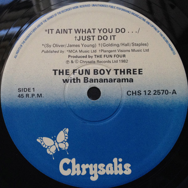 Fun Boy Three With Bananarama : T'Ain't What You Do.... (Extended Version) (12", Single)