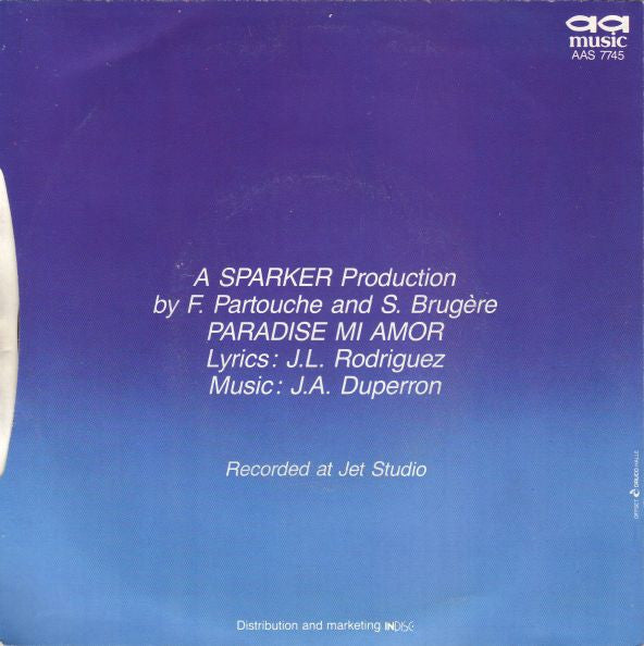 Lune De Miel : Paradise Mi Amor (7", Single)