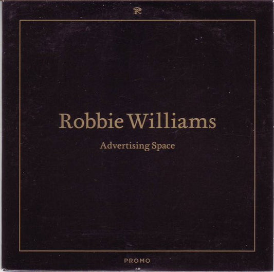 Robbie Williams : Advertising Space (CD, Single, Promo, Car)