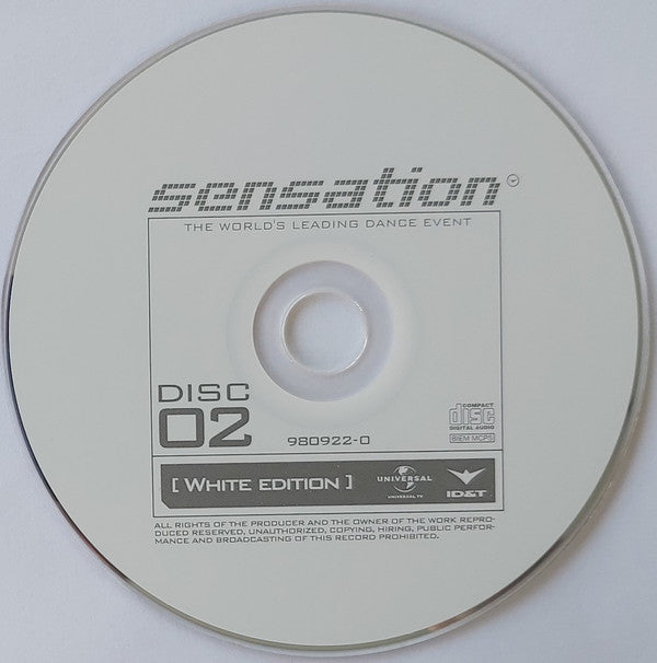 Various : Sensation - White Edition (2xCD, Mixed)