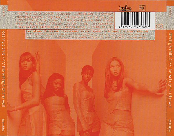 Destiny's Child : The Writing's On The Wall (CD, Album + CD, Comp, Enh + Ltd, S/Edition)
