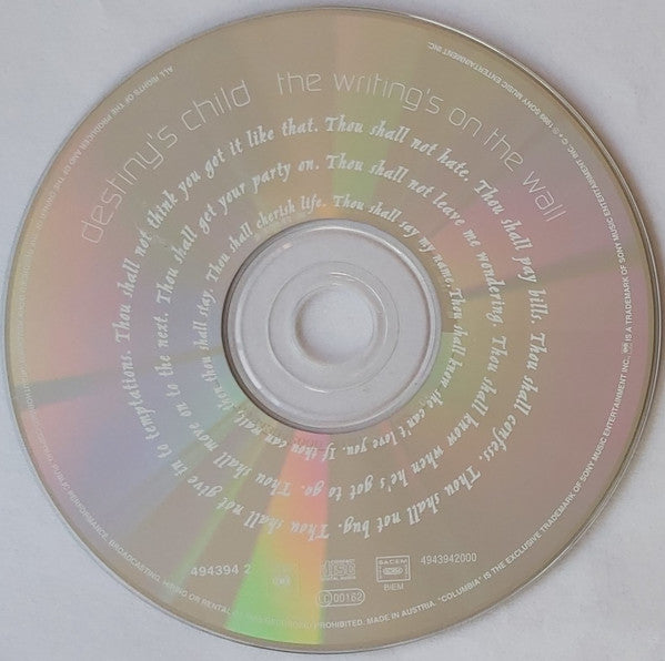 Destiny's Child : The Writing's On The Wall (CD, Album + CD, Comp, Enh + Ltd, S/Edition)