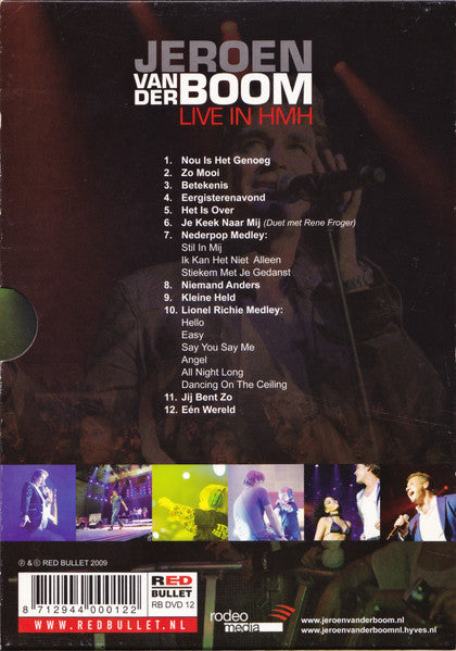 Jeroen van der Boom : Live In HMH (DVD)