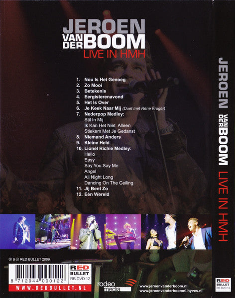 Jeroen van der Boom : Live In HMH (DVD)