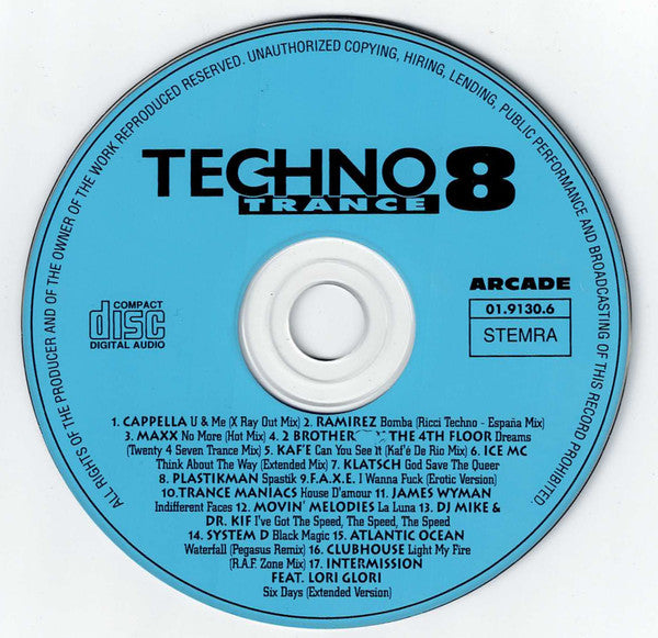Various : Techno Trance 8 (CD, Comp)
