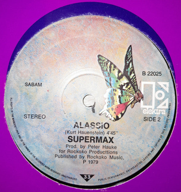 Supermax : African Blood / Alassio (12")