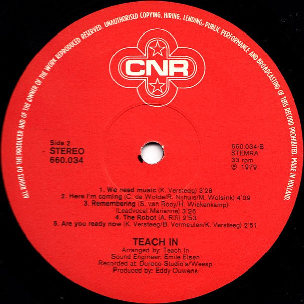 Teach-In : Teach In (LP, Album)