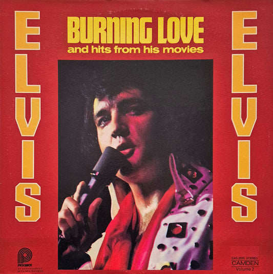 Elvis Presley : Burning Love And Hits From His Movies, Vol. 2 (LP, Comp, RE)