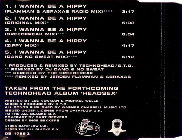 Technohead : I Wanna Be A Hippy (CD, Maxi)