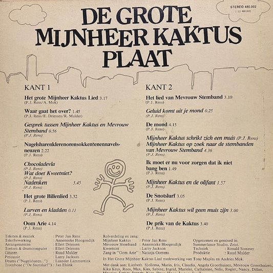 Meneer Kaktus : De Grote Mijnheer Kaktus Plaat (LP)