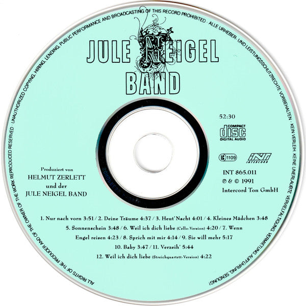 Jule Neigel Band : Nur Nach Vorn (CD, Album)