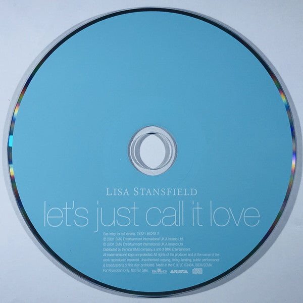 Lisa Stansfield : Let's Just Call It Love (CD, Single, Promo)