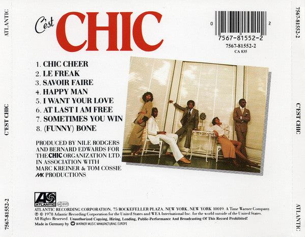 Chic : C'est Chic (CD, Album, RE)