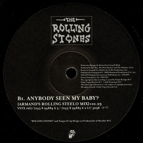 The Rolling Stones : Saint Of Me (2x12", Single)