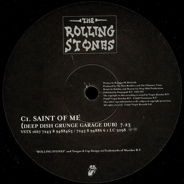 The Rolling Stones : Saint Of Me (2x12", Single)
