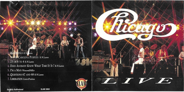 Chicago (2) : 25 Or 6 To 4 - Live (CD, RE, RM, Unofficial)