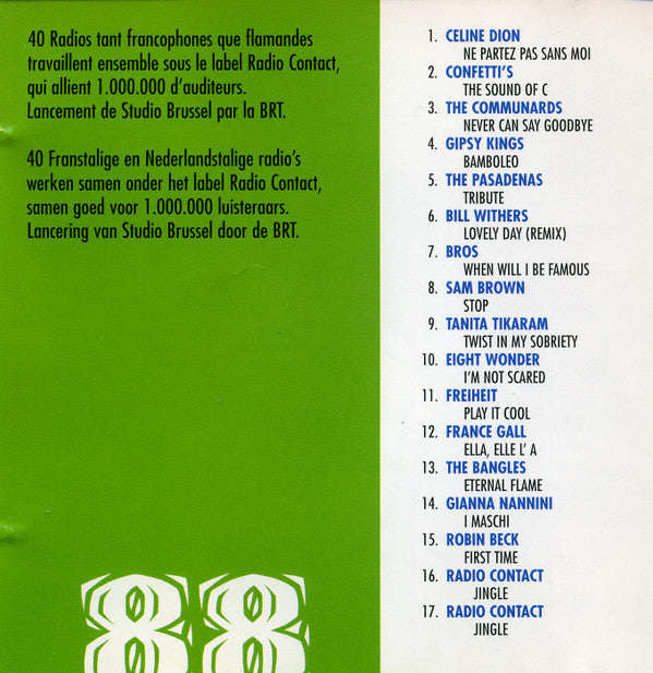 Various : Radio Contact Top 15 (88-89) (2xCD, Comp)