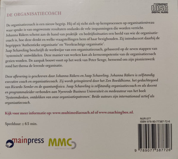 Marijke Lingsma : De Coachingbox 2/ De Organisatiecoach (CD)