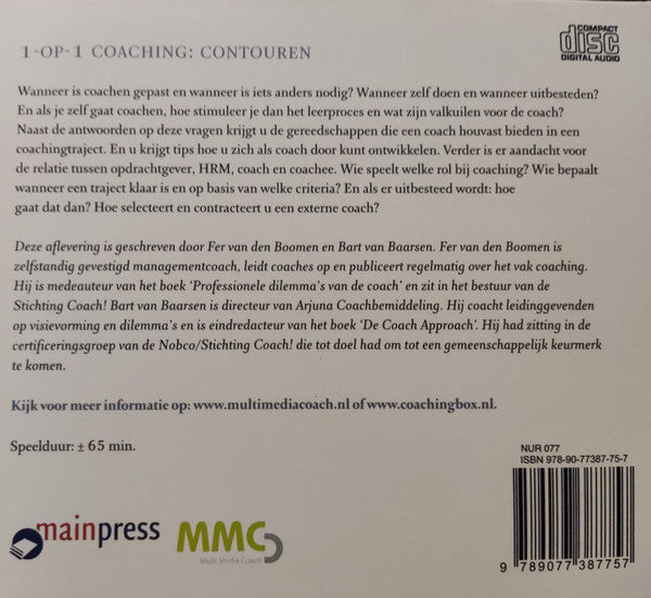 Marijke Lingsma : De Coachingbox 5/ 1-Op-1 Coaching: Contouren (CD)