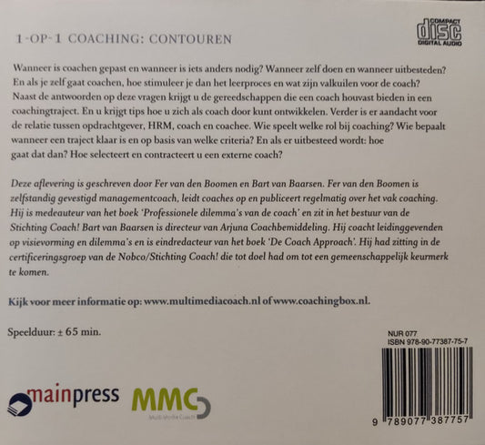 Marijke Lingsma : De Coachingbox 5/ 1-Op-1 Coaching: Contouren (CD)