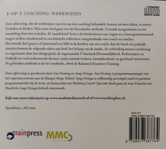 Marijke Lingsma : De Coachingbox 6/ 1-Op-1 Coaching: Werkwijzen (CD)