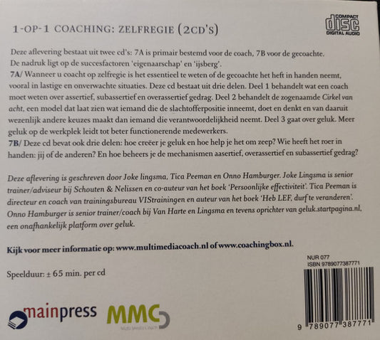 Marijke Lingsma : De Coachingbox 7/ 1-Op-1 Coaching: Zelfregie (2xCD)