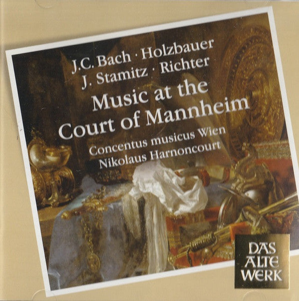 Johann Christian Bach • Ignaz Jakob Holzbauer • Jan Václav Antonín Stamic • Franz Xaver Richter / Concentus Musicus Wien • Nikolaus Harnoncourt : Music At The Court Of Mannheim (CD, Album, RE, RM)