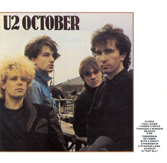 U2 : October (CD, Album, RE, Jap)