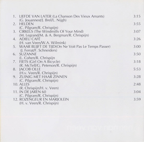 Herman van Veen : Alles (CD, Album, RE, RP)