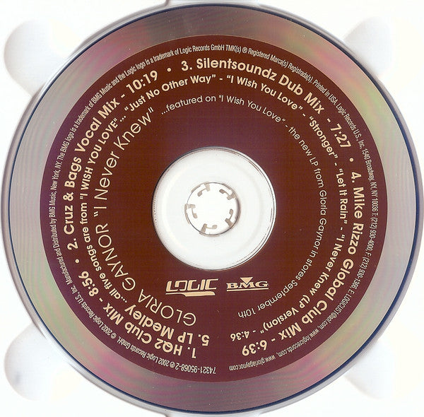 Gloria Gaynor : I Never Knew (CD, Maxi, Ltd, Dig)