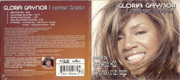 Gloria Gaynor : I Never Knew (CD, Maxi, Ltd, Dig)