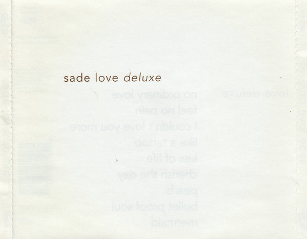 Sade : Love Deluxe (CD, Album, RE, RM)